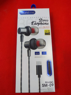 هندزفری سیمی تایپ سی برند sound me مدل sm-09