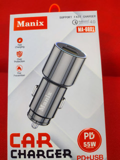 شارژر فندکی اورجینال Manix مدل ۶۸۰۱