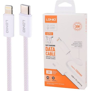 کابل شارژ اصلی آیفون فست شارژ ۳۰ وات Ldnio